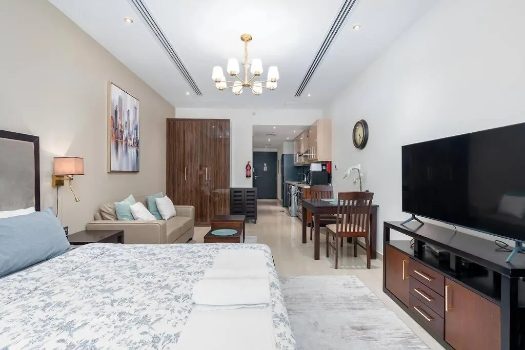 Apartment White Sage - Elite Residence Studio Dubai